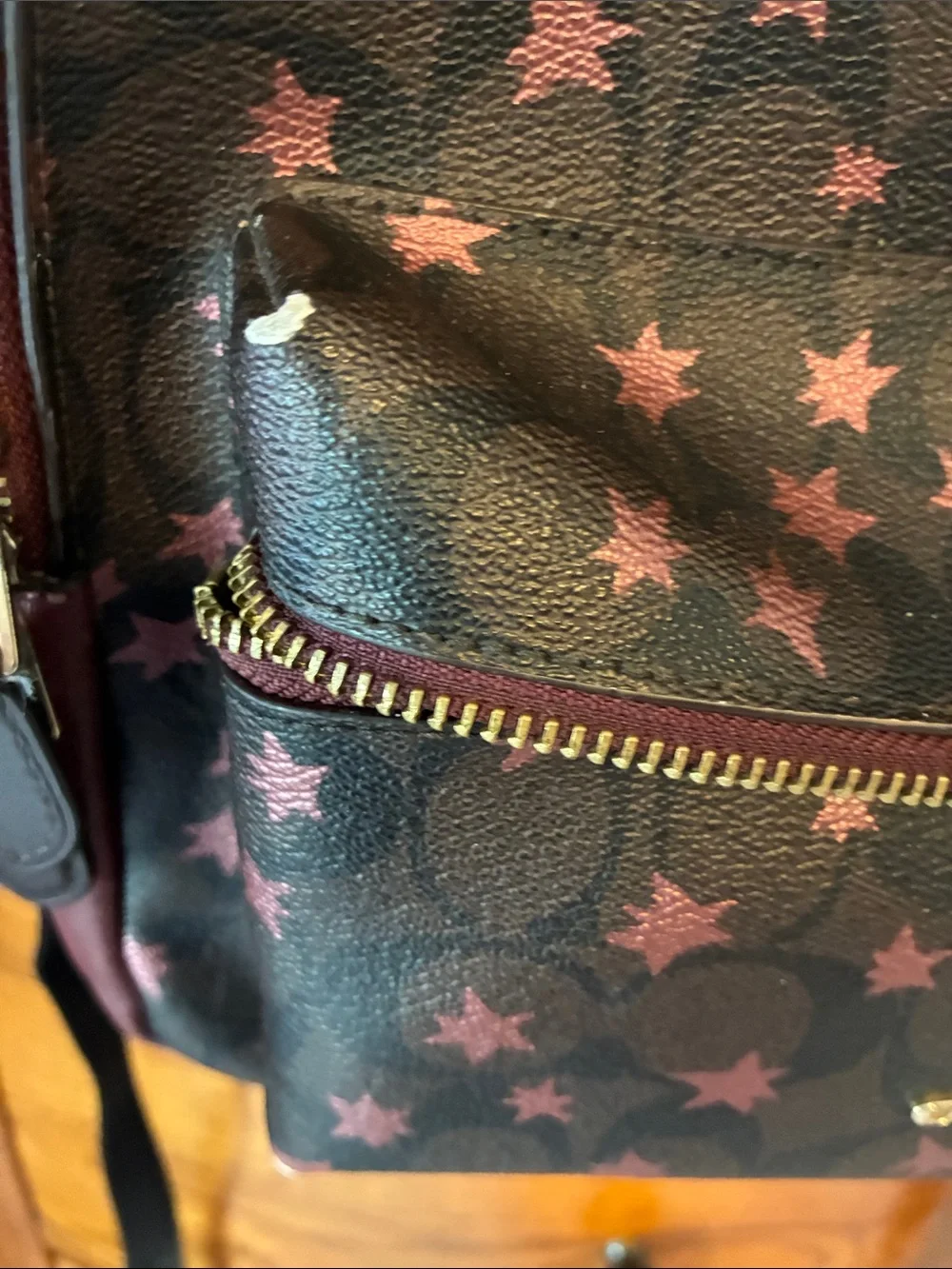 Coach backpack brown